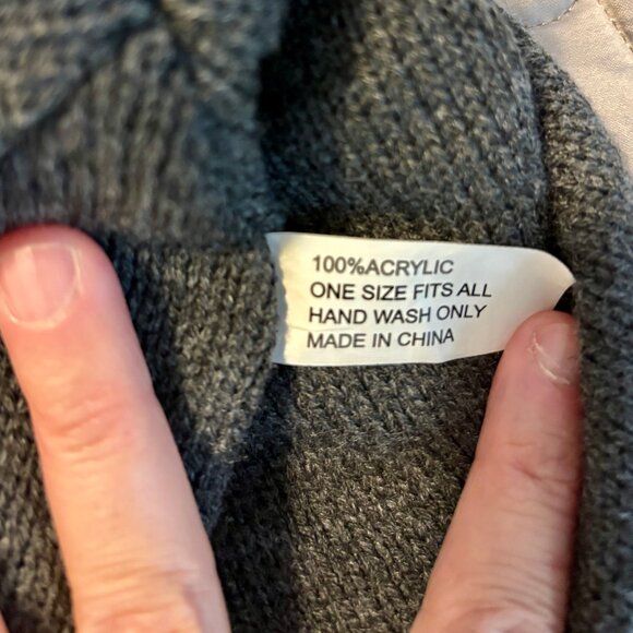 RotiBox Bluetooth Beanie Wireless Headphone Music Gray Knit Hat Unisex One Size - Picture 7 of 12